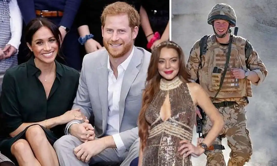 principe harry, meghan markle lindsay lohan