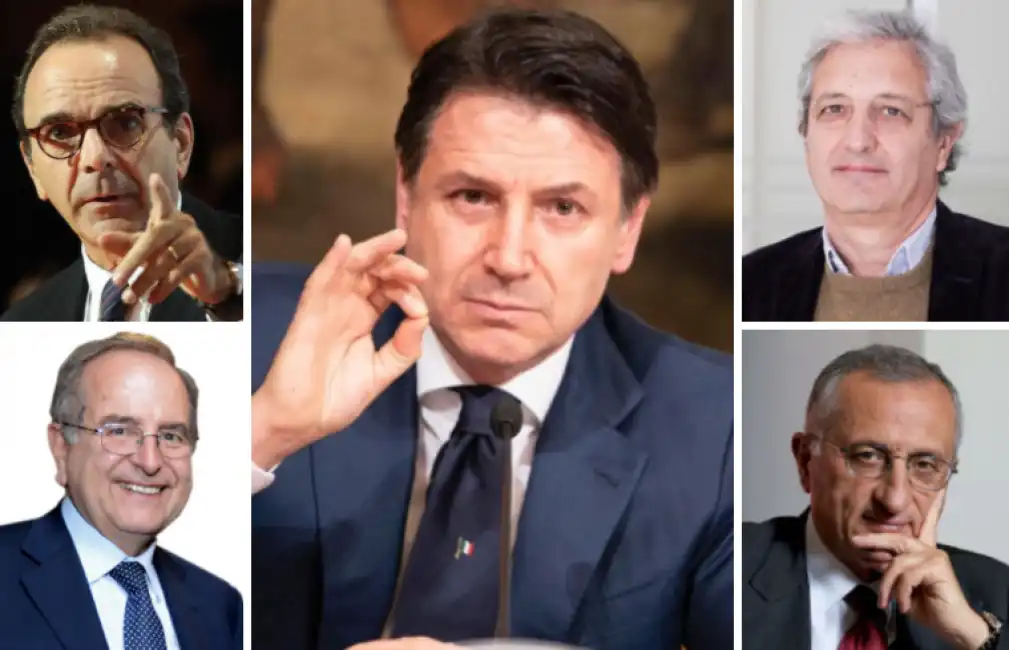 stefano parisi giuseppe conte vito gamberale massimo caputi elia federici