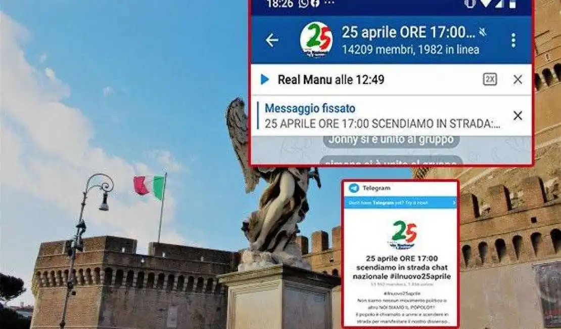 telegram rivolta 25 aprile