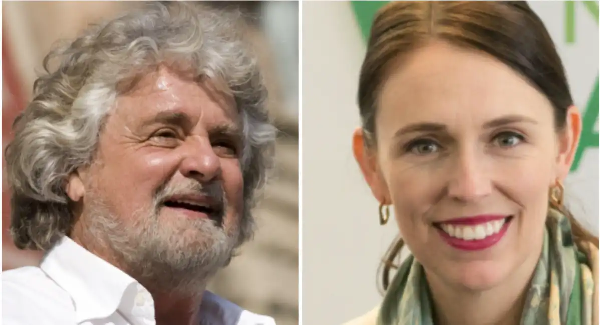 beppe grillo jacinda ardern