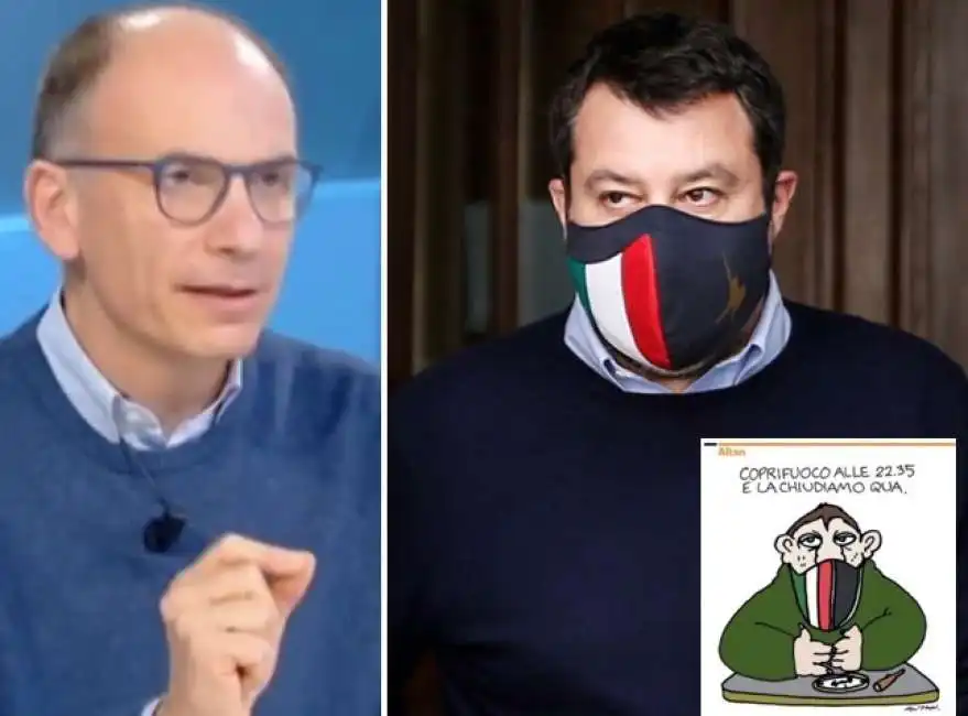 enrico letta matteo salvini