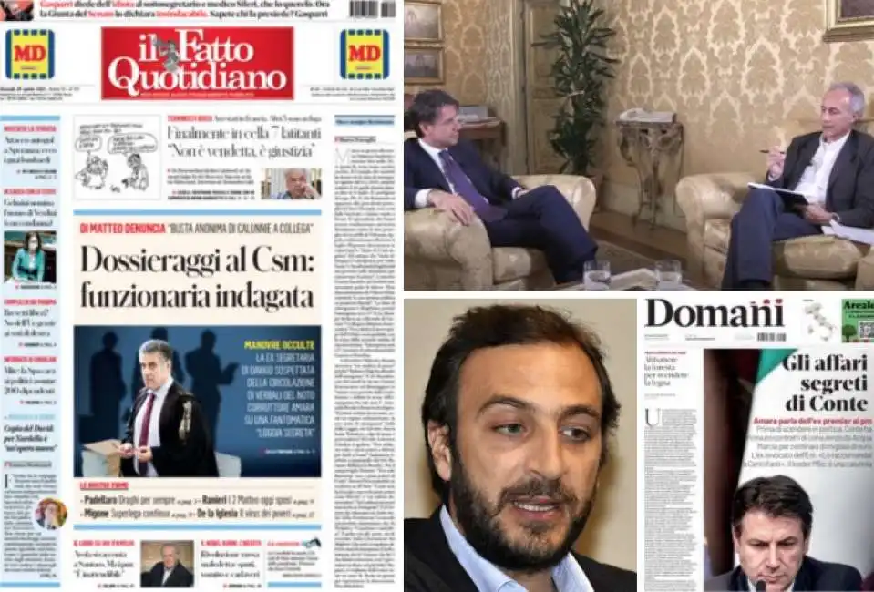 giuseppe conte emiliano fittipaldi marco travaglio fatto quotidiano