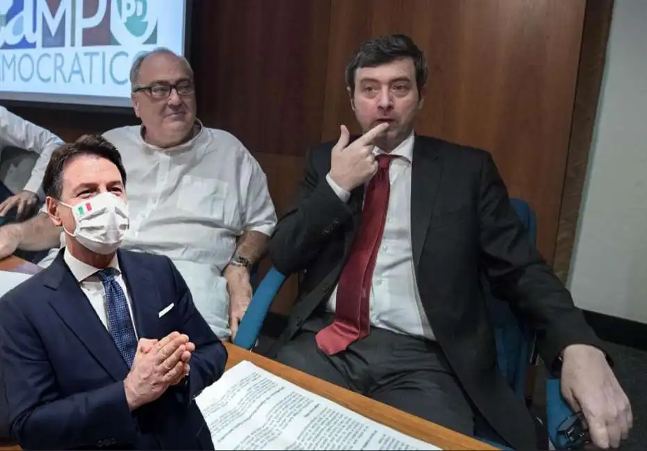 giuseppe conte goffredo bettini andrea orlando