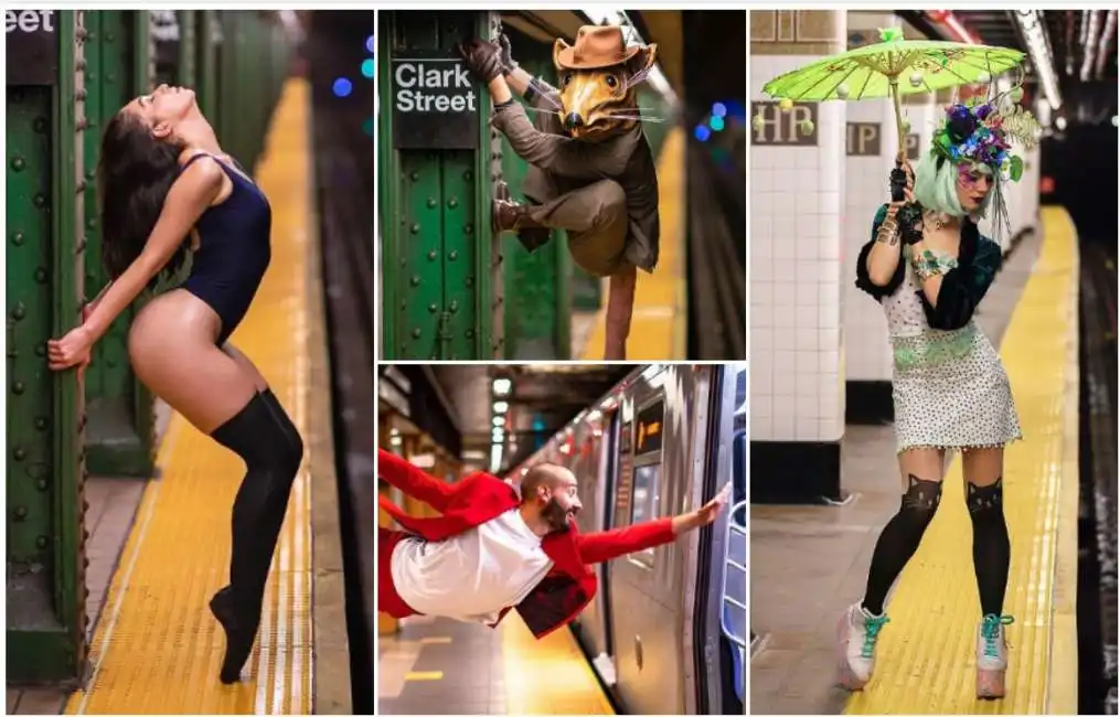 le foto in metro' a new york di mr. nyc subway