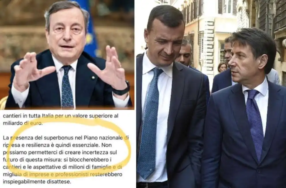 mario draghi giuseppe conte rocco casalino