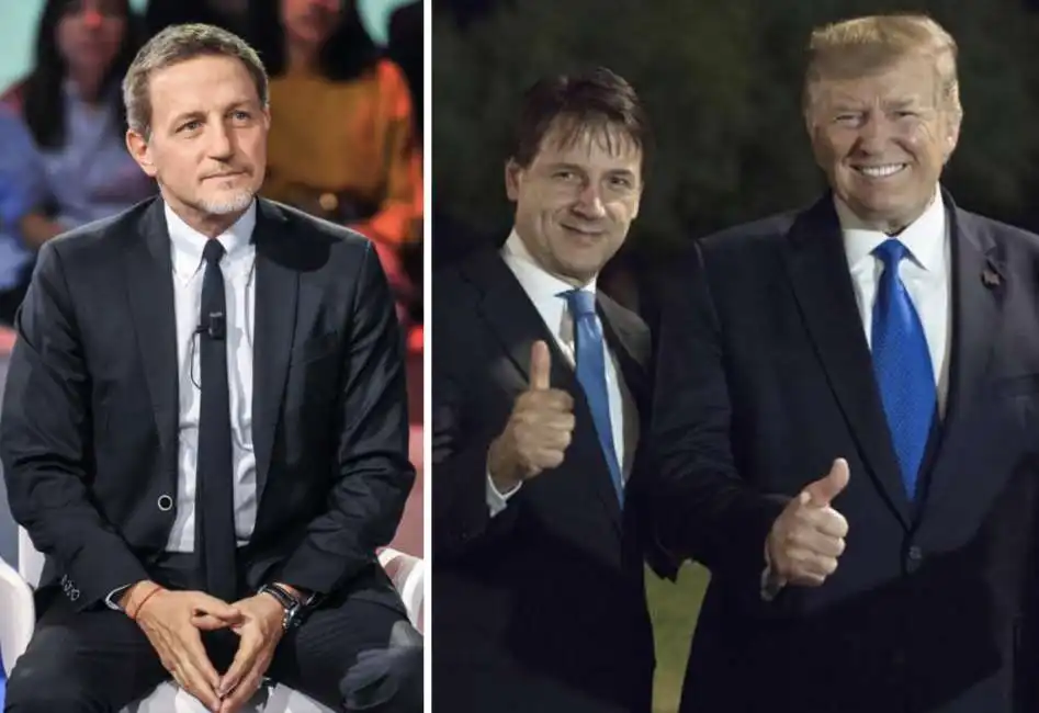 massimo giannini giuseppe conte donald trump