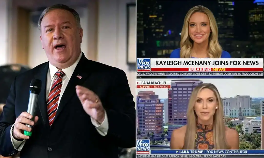 mike pompeo kayleigh mcenany lara trump 