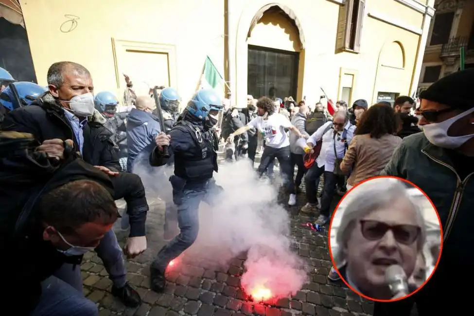 tensioni a montecitorio alla protesta dei ristoratori e partite iva-2 vittorio sgarbi 