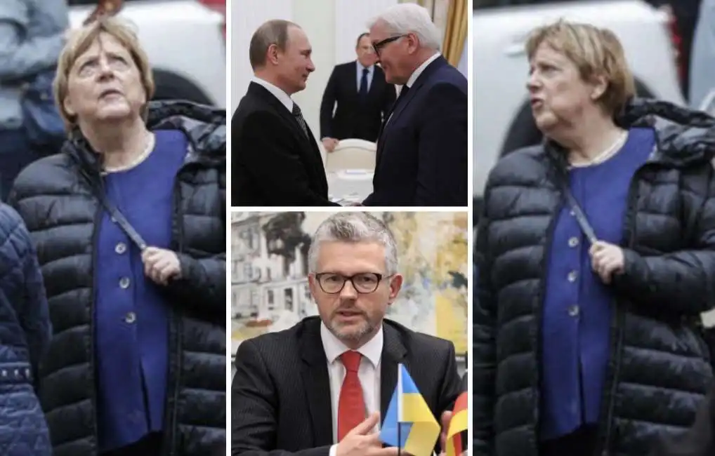 andrij melnyk angela merkel frank walter steinmeier 