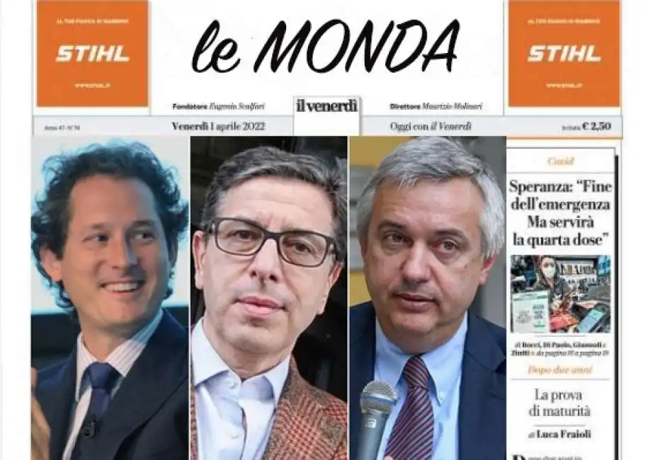 antonio monda john elkann maurizio molinari