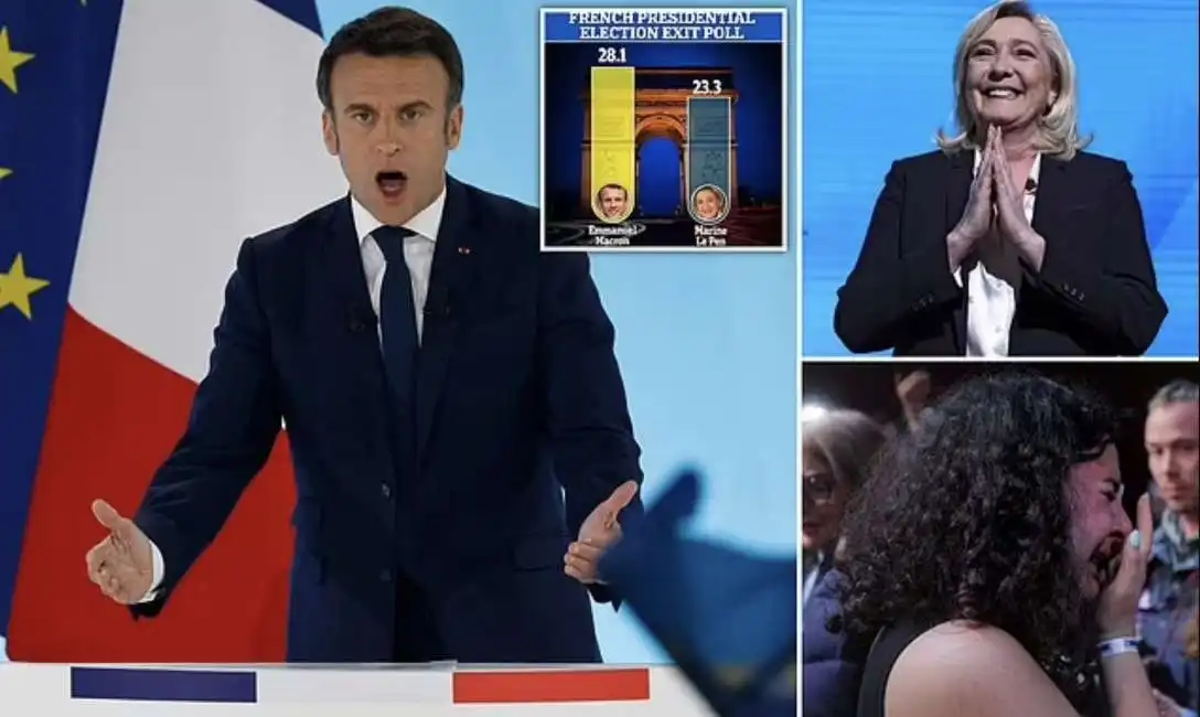 emmanuel macron marine le pen elezioni francia francesi 