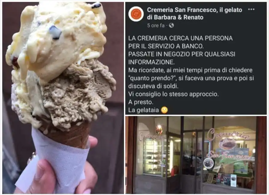 gelateria bologna annuncio