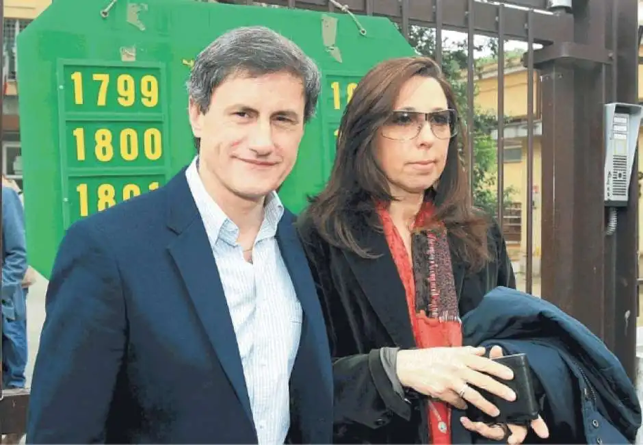 gianni alemanno e isabella rauti