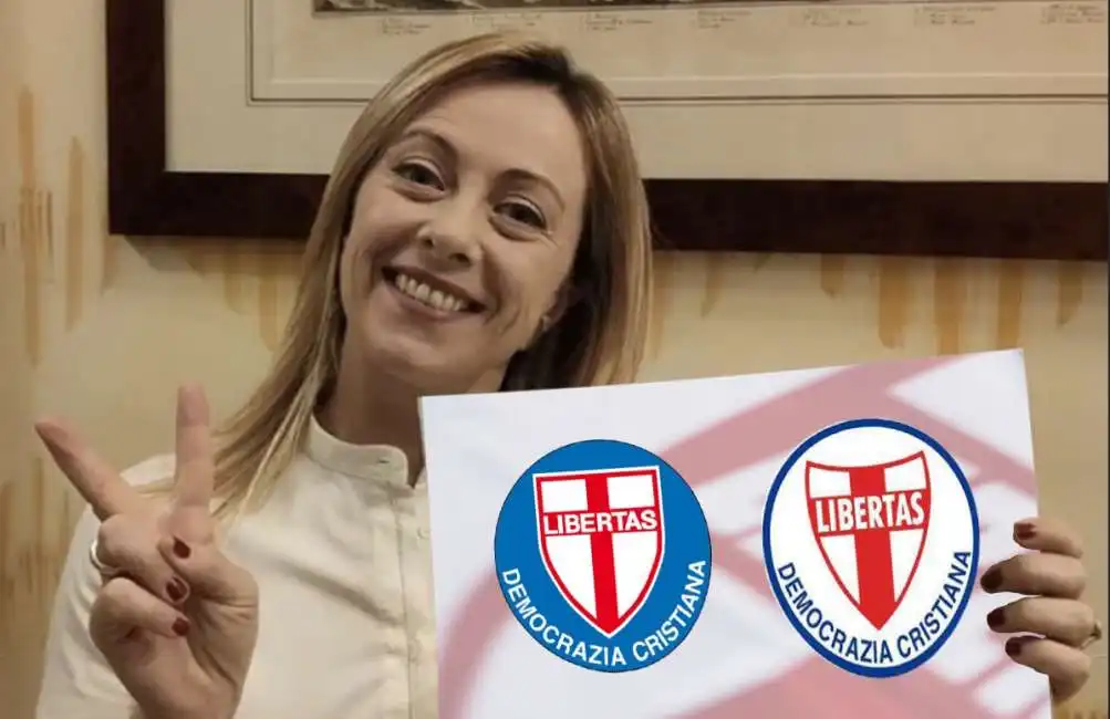 giorgia meloni dc democrazia cristiana 