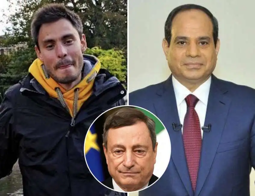 giulio regeni al sisi mario draghi 