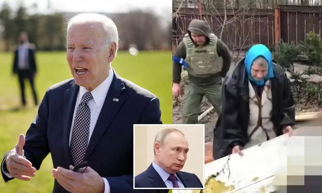 joe biden vladimir putin bucha ucraina 