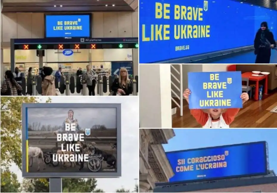 la campagna be brave sul coraggio dell ucraina