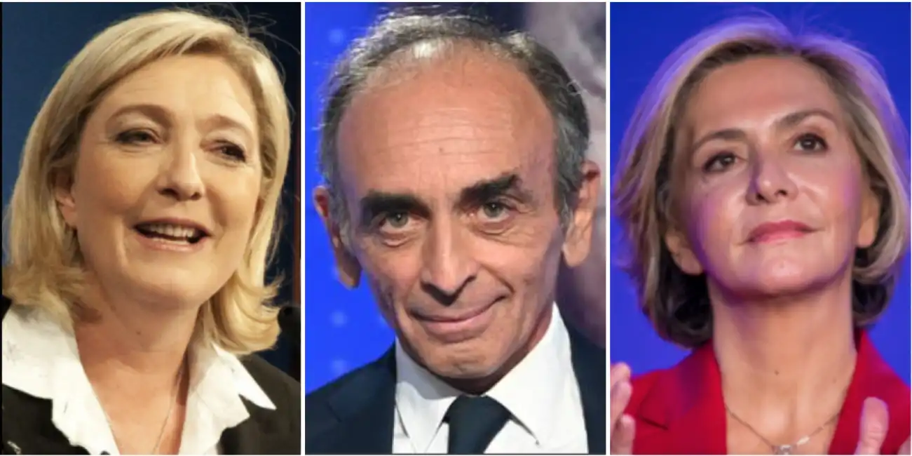 le pen zemmour pecresse