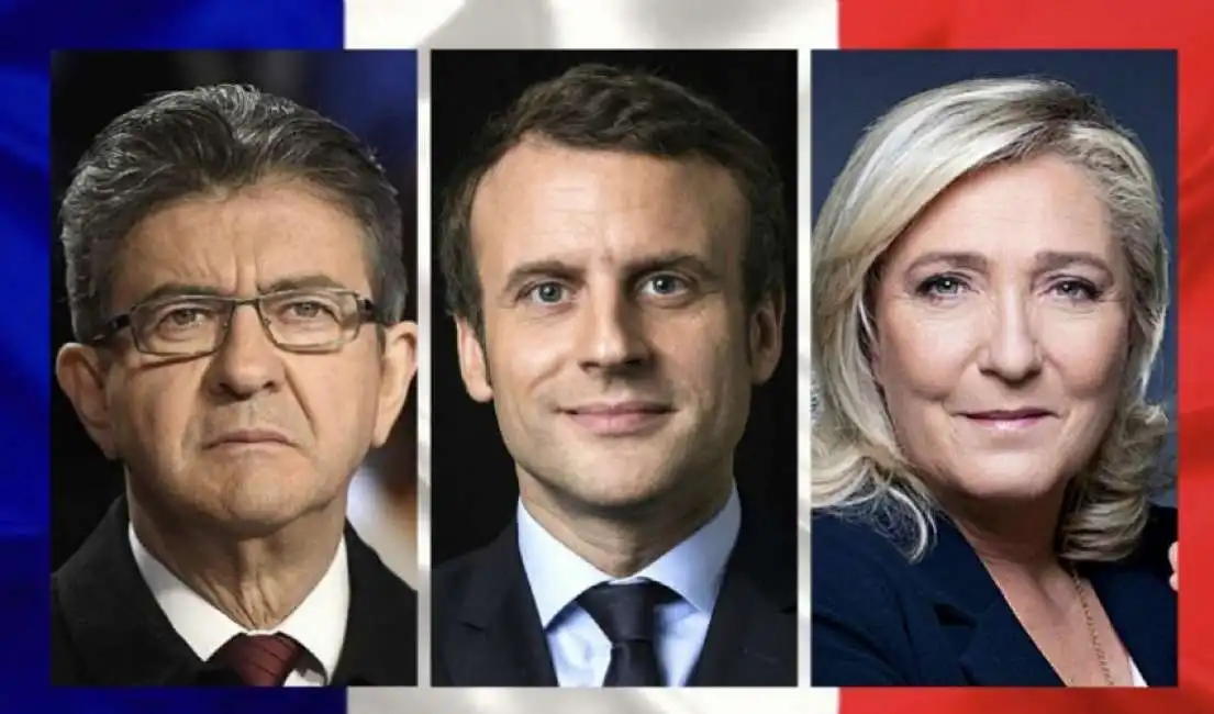 macron le pen melenchon