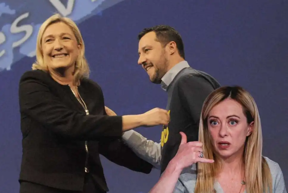 marine le pen matteo salvini giorgia meloni 