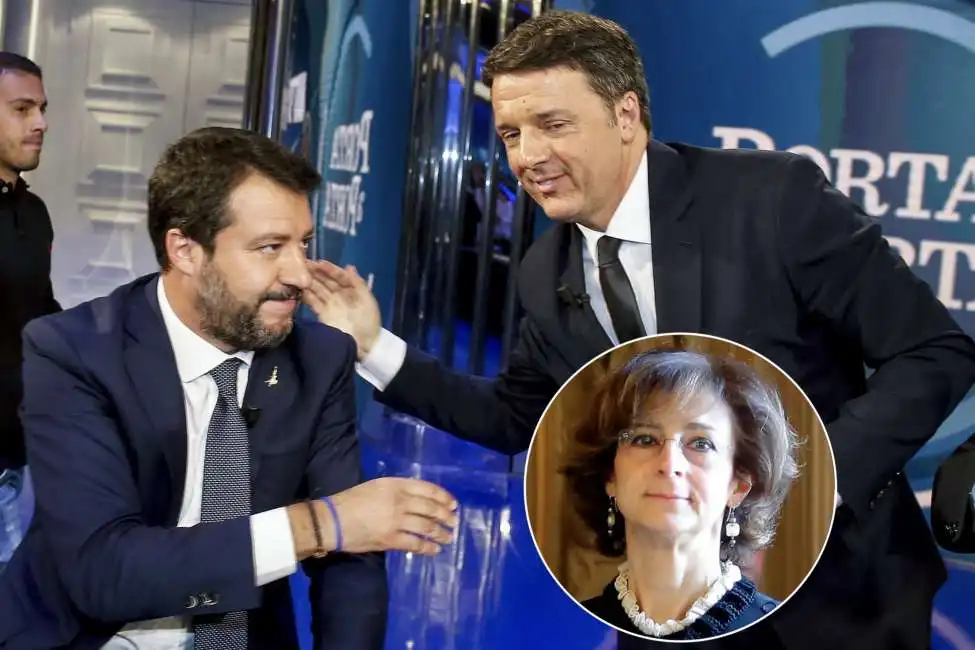 matteo renzi salvini marta cartabia 