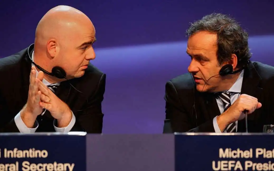 michel platini gianni infantino 