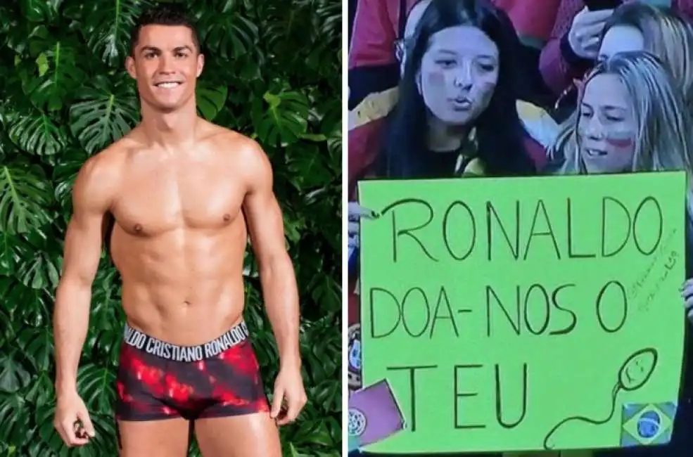 tifose cr7 cristiano ronaldo donaci il tuo sperma