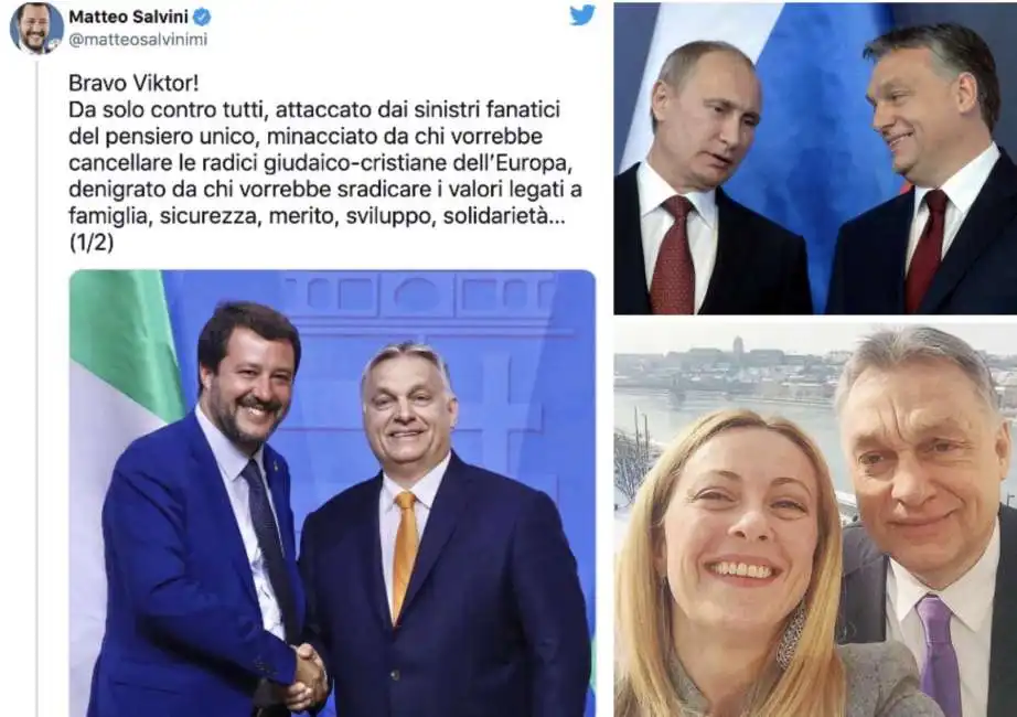 viktor orban matteo salvini giorgia meloni 