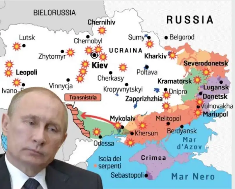 vladimir putin ucraina transnistria