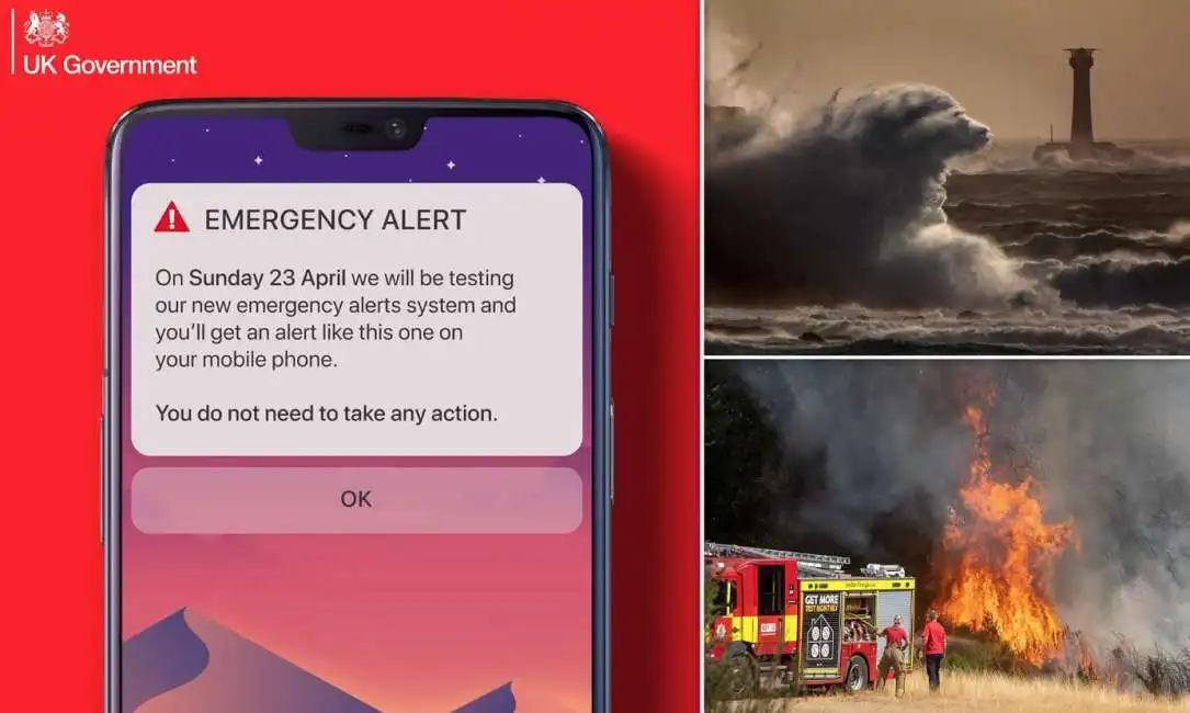 allarme cellulari gran bretagna
