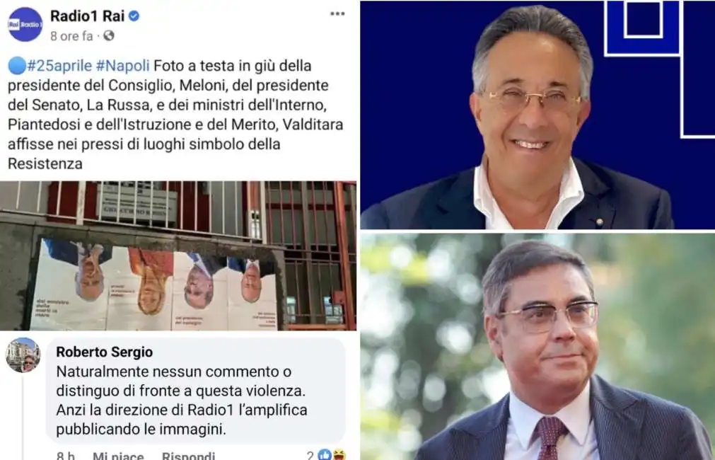 andrea vianello rai radio1 napoli roberto sergio facebook