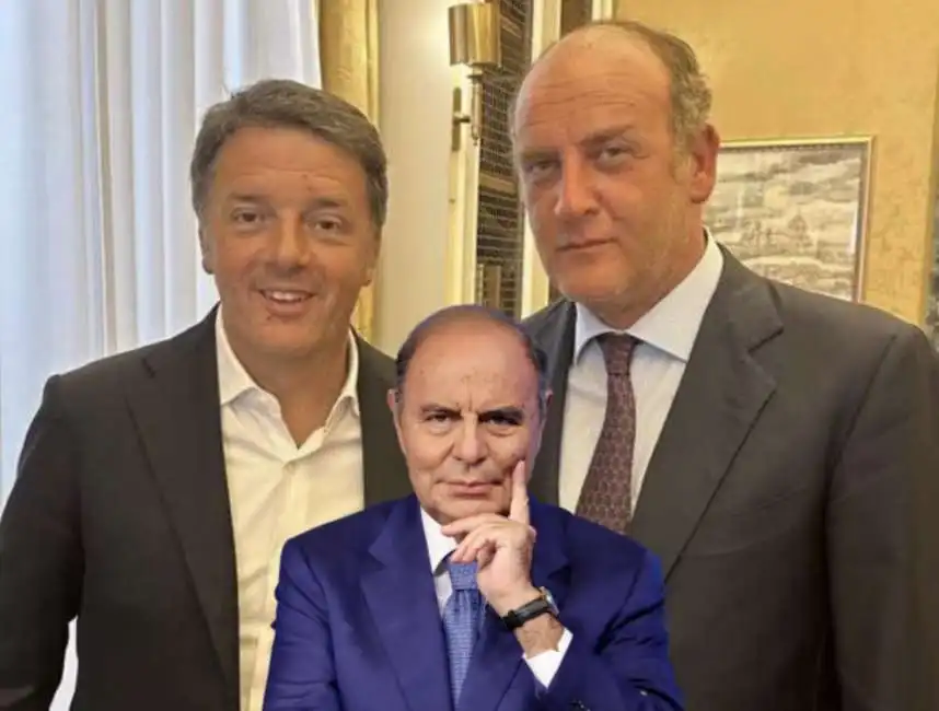 bruno vespa matteo renzi andrea ruggieri 