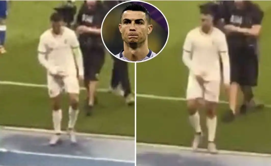 cristiano ronaldo gestaccio al nassr