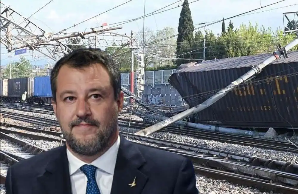 deragliamento treno treni ferrovie firenze matteo salvini