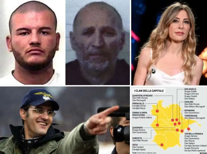 elvis demce michele senese o pazzo francesca fagnani fabrizio piscitelli diabolik clan mafia roma 