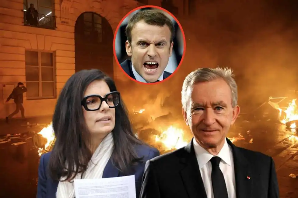 emmanuel macron bernard arnault francoise bettencourt meyers