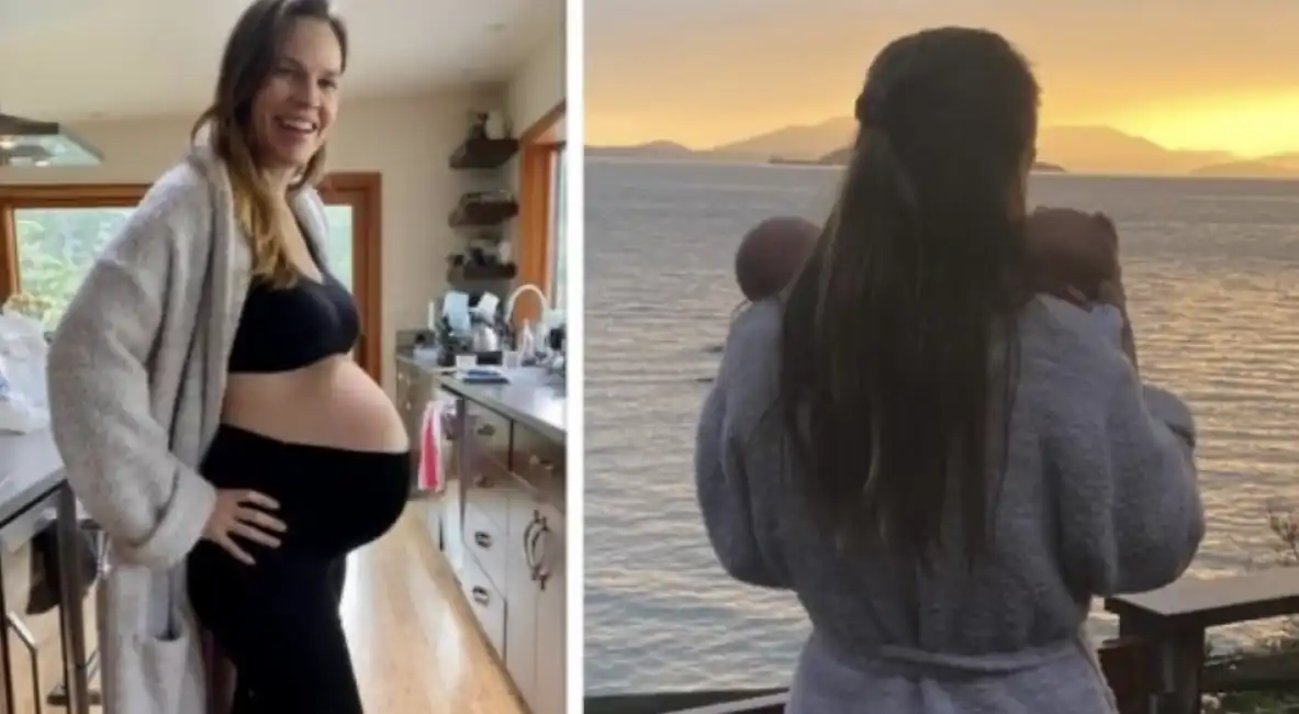 hilary swank gemelli figli