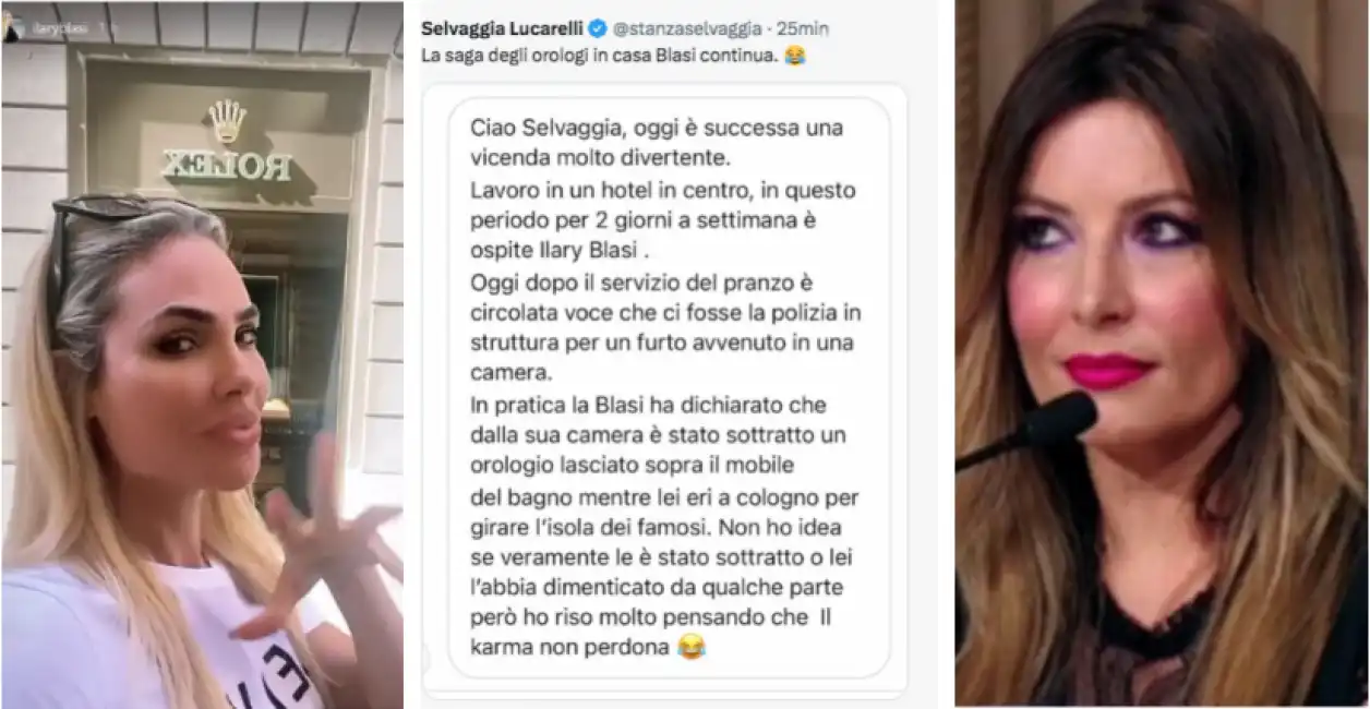 ilary blasi selvaggia lucarelli