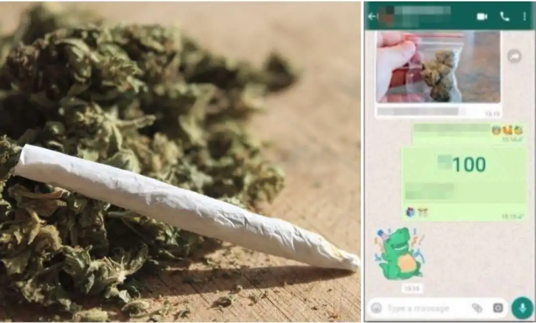 marijuana spaccio droga whatsapp