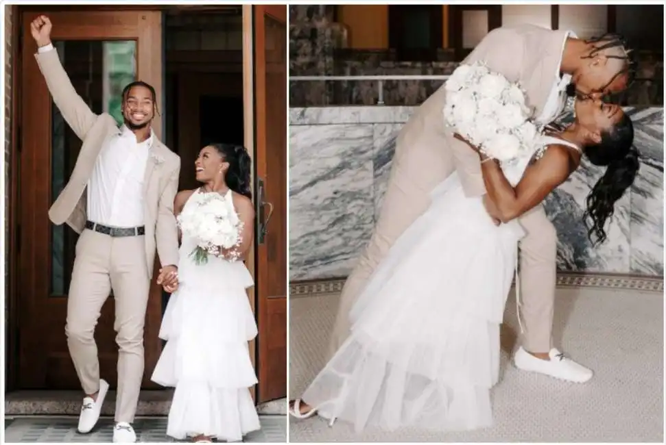 matrimonio simone biles jonathan owens 