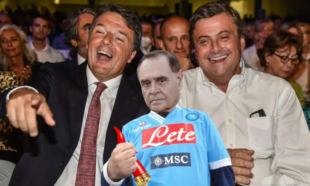 matteo renzi clemente mastella carlo calenda