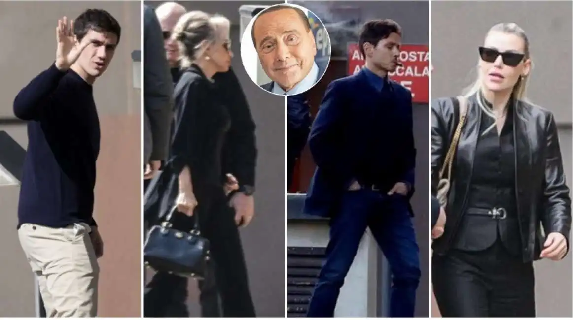 silvio berlusconi ospedale ricovero san raffaele figli marina piersilvio barbara luigi pier silvio