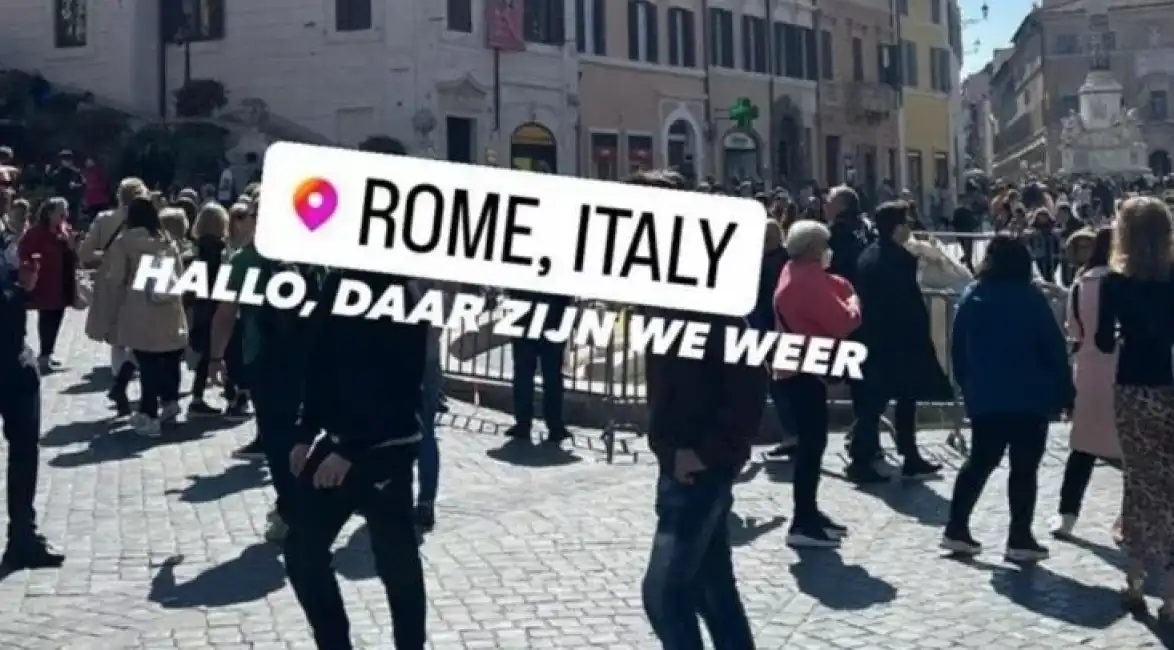 tifosi feyenoord piazza di spagna roma