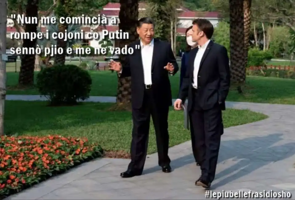 xi jinping emmanuel macron 