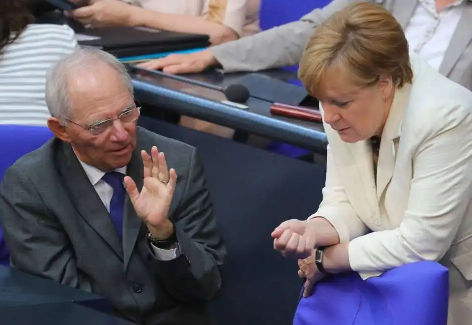 angela merkel wolfgang schaeuble schauble 