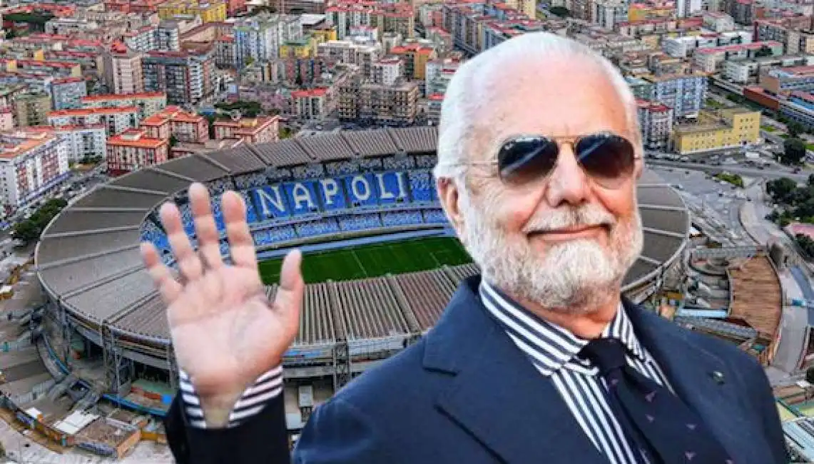 aurelio de laurentiis stadio maradona napoli 