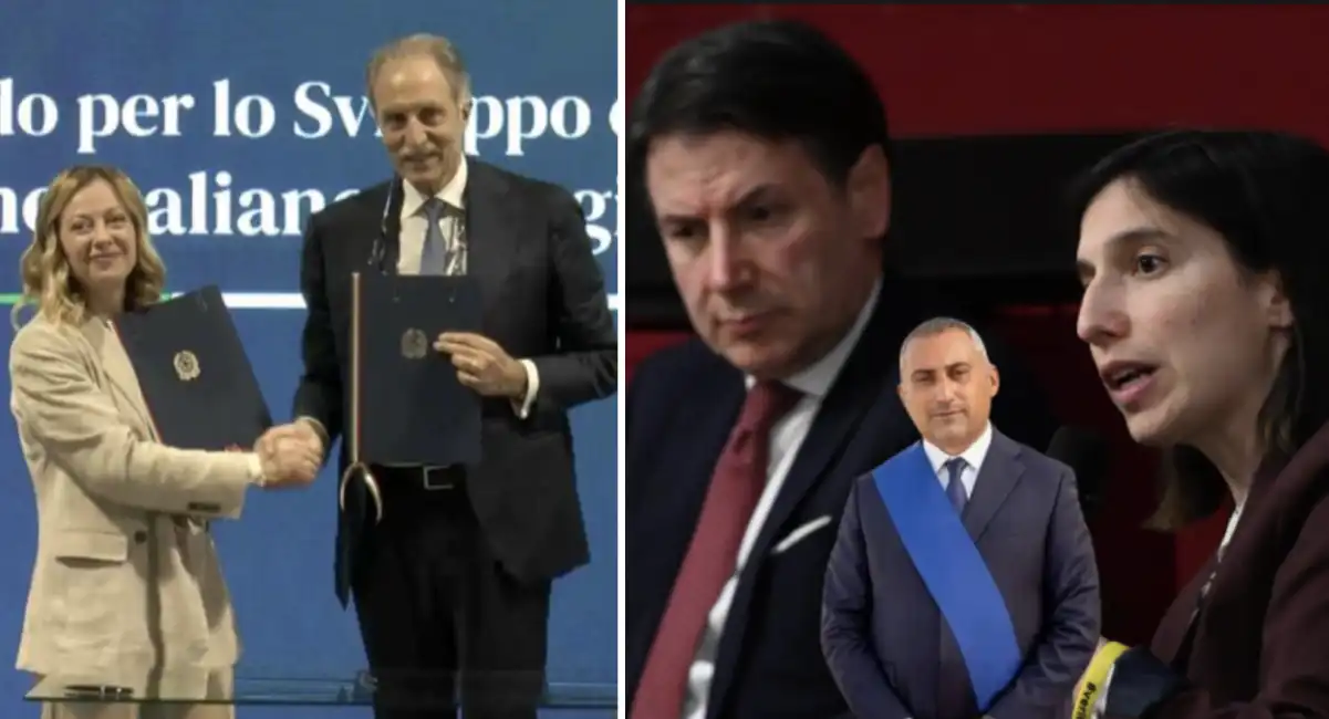 basilicata regionali vito bardi giorgia meloni elly schlein giuseppe conte piero marrese