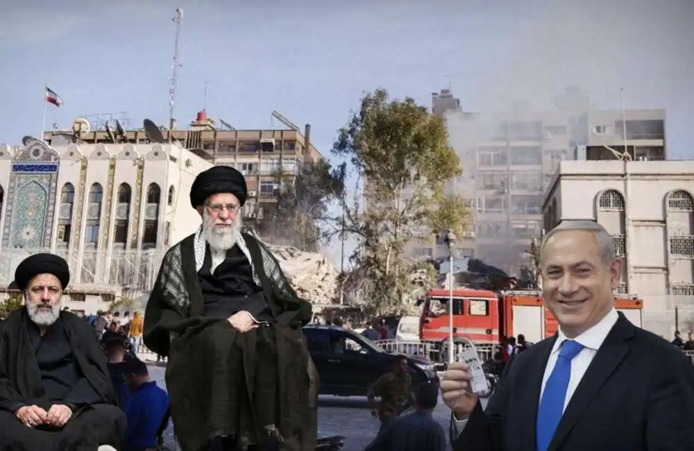 benjamin netanyahu ebrahim raisi ali khamenei iran ambasciata damasco siria iraniana 