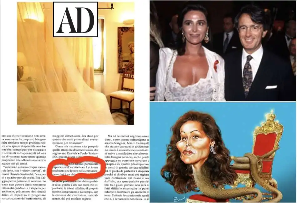 daniela santanchè ad architectural digest italia