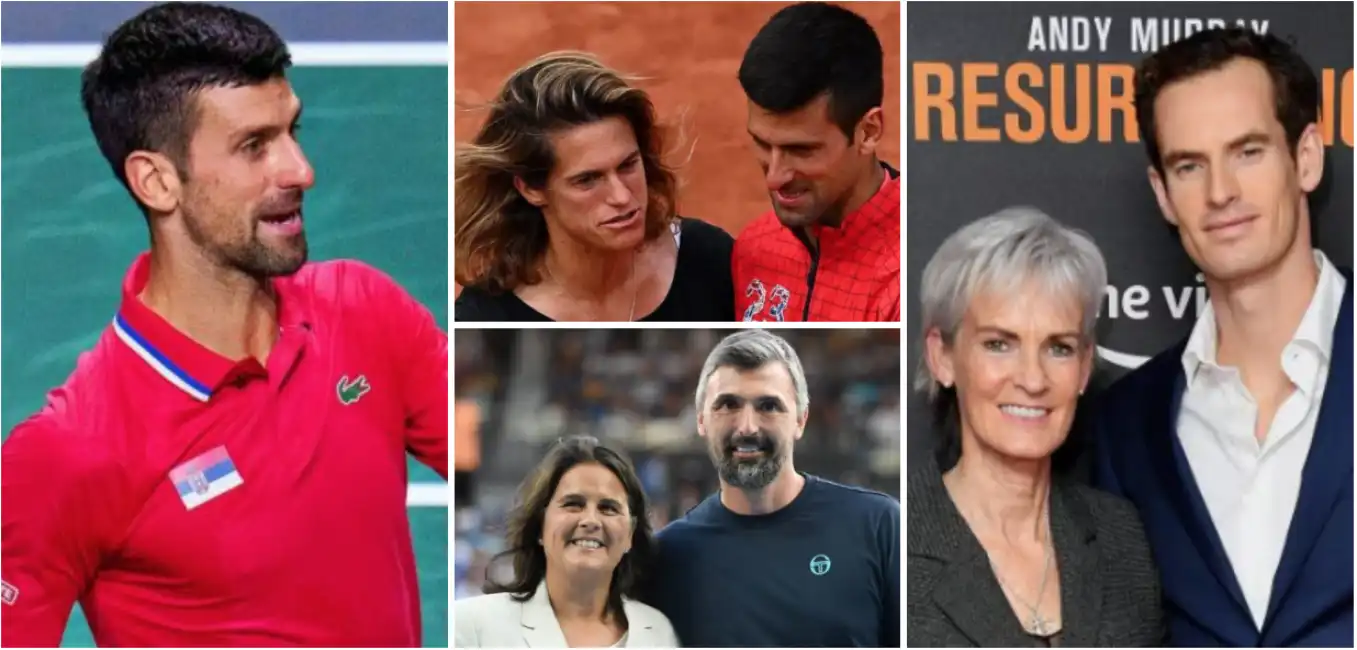 djokovic mauresmo conchita martinez judy murray